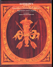 Sothebys Auction Catalog Dec 10 1993 Important Furniture Tapestries Carpets   - TvMovieCards.com