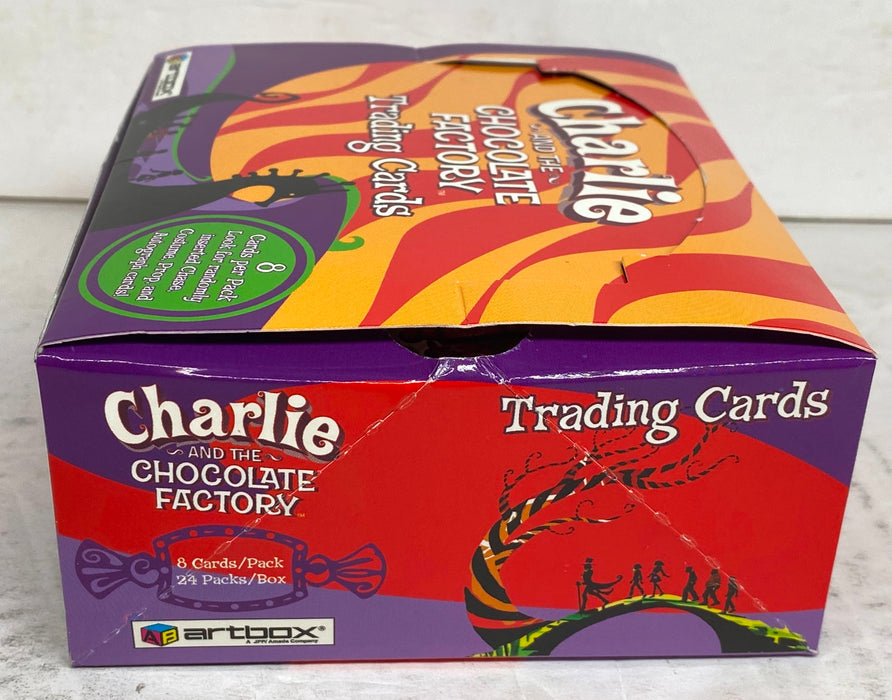 Charlie & Chocolate Factory Trading Card Box Opened with 150 Assorted Base Cards   - TvMovieCards.com