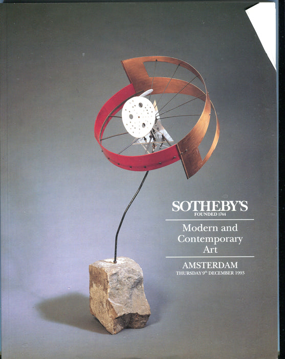 Sothebys Auction Catalog Dec 9 1993 Modern and Contemporary Art   - TvMovieCards.com