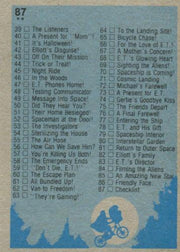 E.T. The Extra-Terrestrial Movie Vintage Base Card Set   - TvMovieCards.com