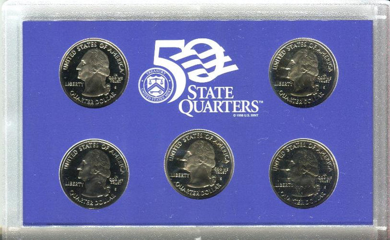 United States Mint 50 State Quarters Proof Coin Set 2001   - TvMovieCards.com