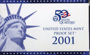 United States Mint 50 State Quarters Proof Coin Set 2001   - TvMovieCards.com