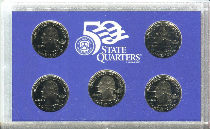 United States Mint 50 State Quarters Proof Coin Set 2002   - TvMovieCards.com