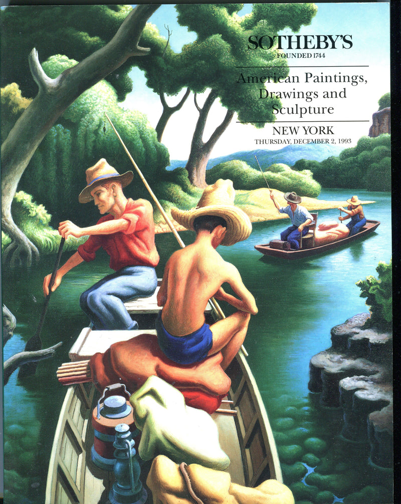 Sothebys Auction Catalog Dec 3 1993 American Paintings Drawings Sculpture   - TvMovieCards.com