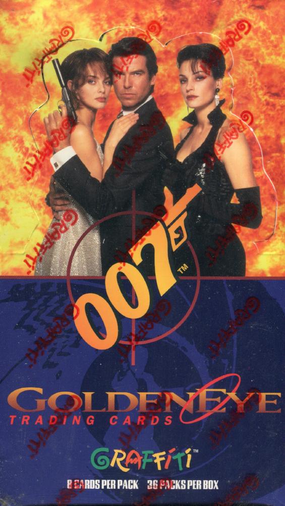 James Bond 007 Goldeneye Movie Trading Card Box 36 Packs Graffiti 1995   - TvMovieCards.com