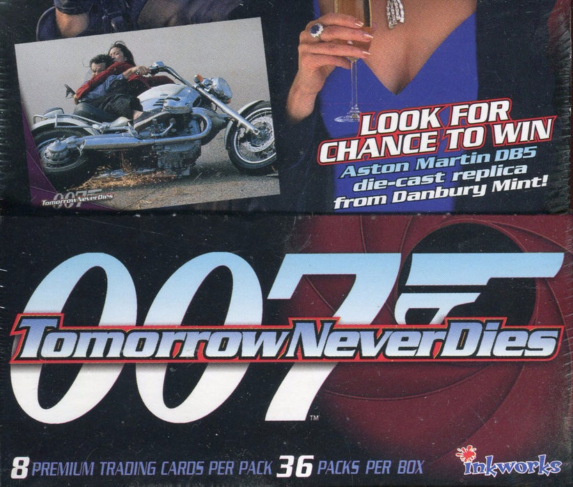 James Bond Tomorrow Never Dies Movie Card Box 36 Packs Inkworks 1997   - TvMovieCards.com