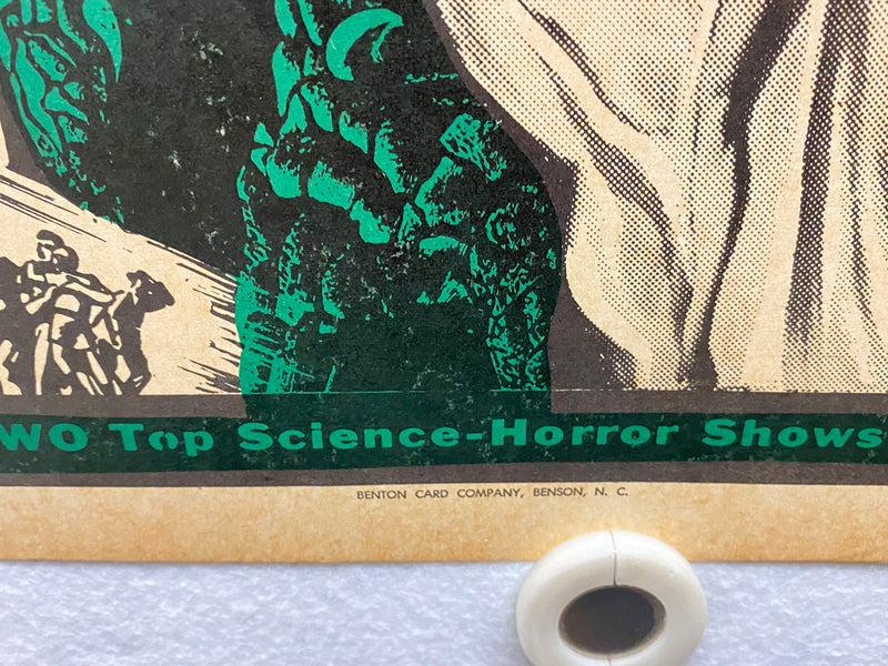 1956 It Conquered the World/The She-Creature Combo Window Card 14 x 22 Poster   - TvMovieCards.com