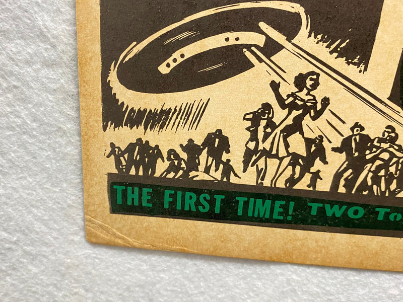 1956 It Conquered the World/The She-Creature Combo Window Card 14 x 22 Poster   - TvMovieCards.com