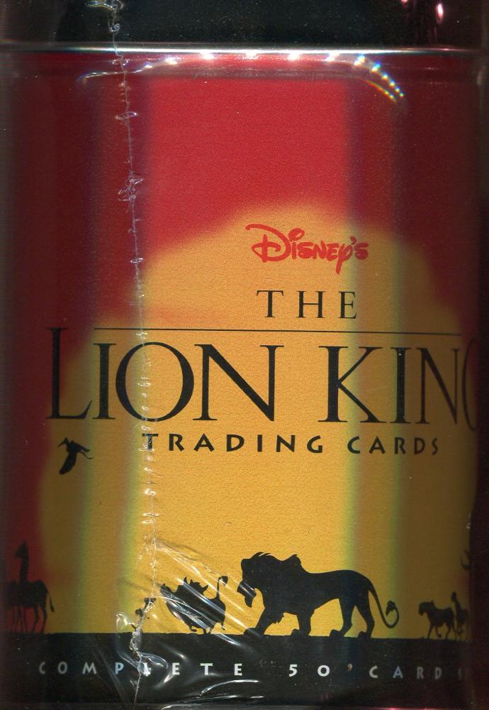 Lion King Disney Movie Limited Edition Tin Card Set   - TvMovieCards.com