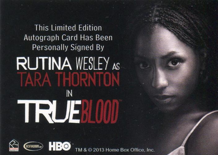 True Blood Season 7 Rutina Wesley Autograph Card   - TvMovieCards.com