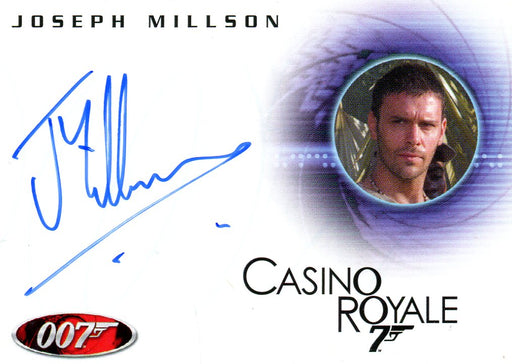 James Bond in Motion 2008 Joseph Millson as Carter Autograph Card A104   - TvMovieCards.com