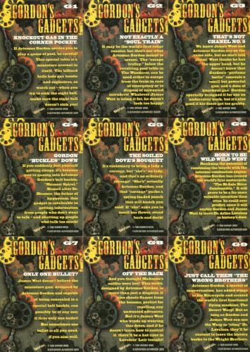 Wild Wild West Movie Gordon's Gadgets Chase Card Set G1 - G9  Fleer/Skybox   - TvMovieCards.com