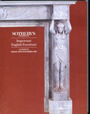 Sothebys Auction Catalog Nov 19 1993 Important English Furniture   - TvMovieCards.com