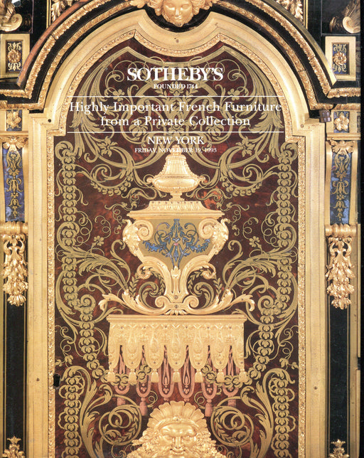Sothebys Auction Catalog Nov 19 1993 Highly Important French Furniture   - TvMovieCards.com