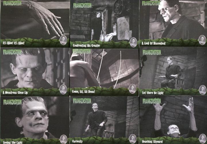 Frankenstein by Artbox Base Card Set 72 Cards 2006   - TvMovieCards.com