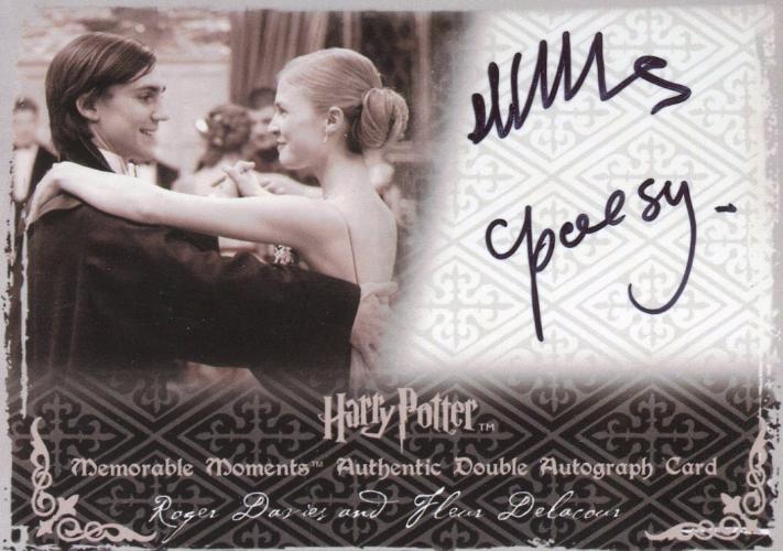Harry Potter Memorable Moments 2 Lloyd Hughes Poesey Double Autograph Card   - TvMovieCards.com