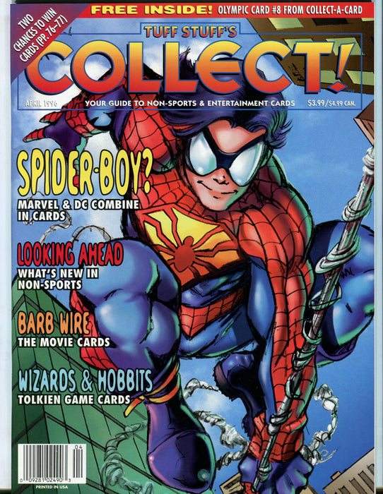 Tuff Stuff's Collect! Magazine Jan 1993 - Sept 1999 (72 Issues) You Pick! April 1996  - TvMovieCards.com