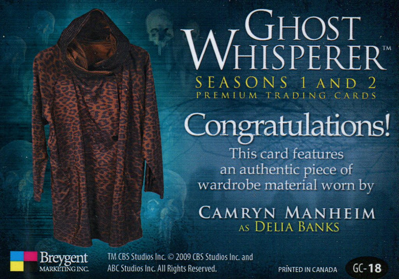Ghost Whisperer Seasons 1 & 2 Camryn Manheim as Delia Banks Costume Card GC-18   - TvMovieCards.com