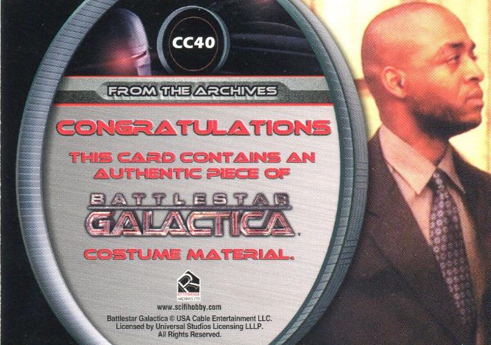 Battlestar Galactica Season Three Simon Costume Card CC40   - TvMovieCards.com