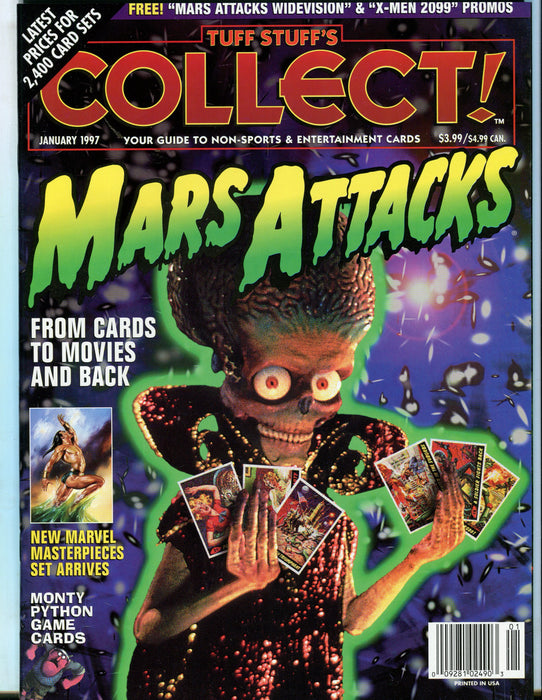 Tuff Stuff's Collect! Magazine Jan 1993 - Sept 1999 (72 Issues) You Pick! January 1997  - TvMovieCards.com