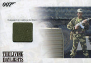 James Bond Mission Logs Russian Uniform Relic Costume Card JBR25 #202/875   - TvMovieCards.com