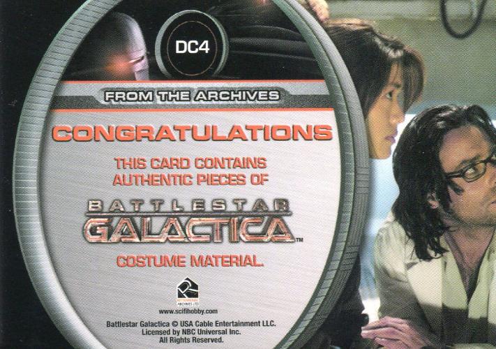 Battlestar Galactica Season Three Double Costume Card DC4   - TvMovieCards.com