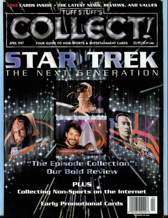 Tuff Stuff's Collect! Magazine Jan 1993 - Sept 1999 (72 Issues) You Pick! April 1997  - TvMovieCards.com