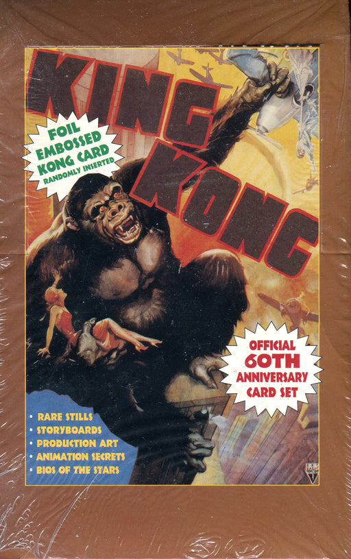 King Kong 60th Anniversary Vintage Trading Card Box 36 Packs Eclipse 1993   - TvMovieCards.com