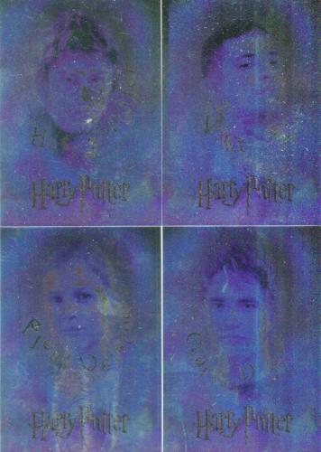 Harry Potter and the Goblet of Fire Triwizard Champions Holofoil Chase Card Set   - TvMovieCards.com