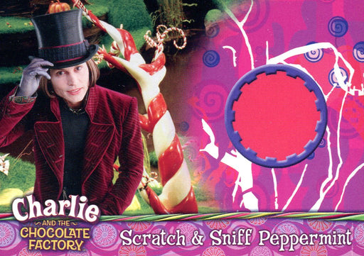 Charlie & Chocolate Factory Box Topper Scratch & Sniff Chase Card BT3   - TvMovieCards.com