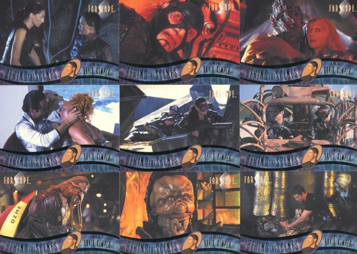 Farscape Season 3 Behind the Scenes Chase Card Set 22 Cards BTS23 - BTS44 - TvMovieCards.com
