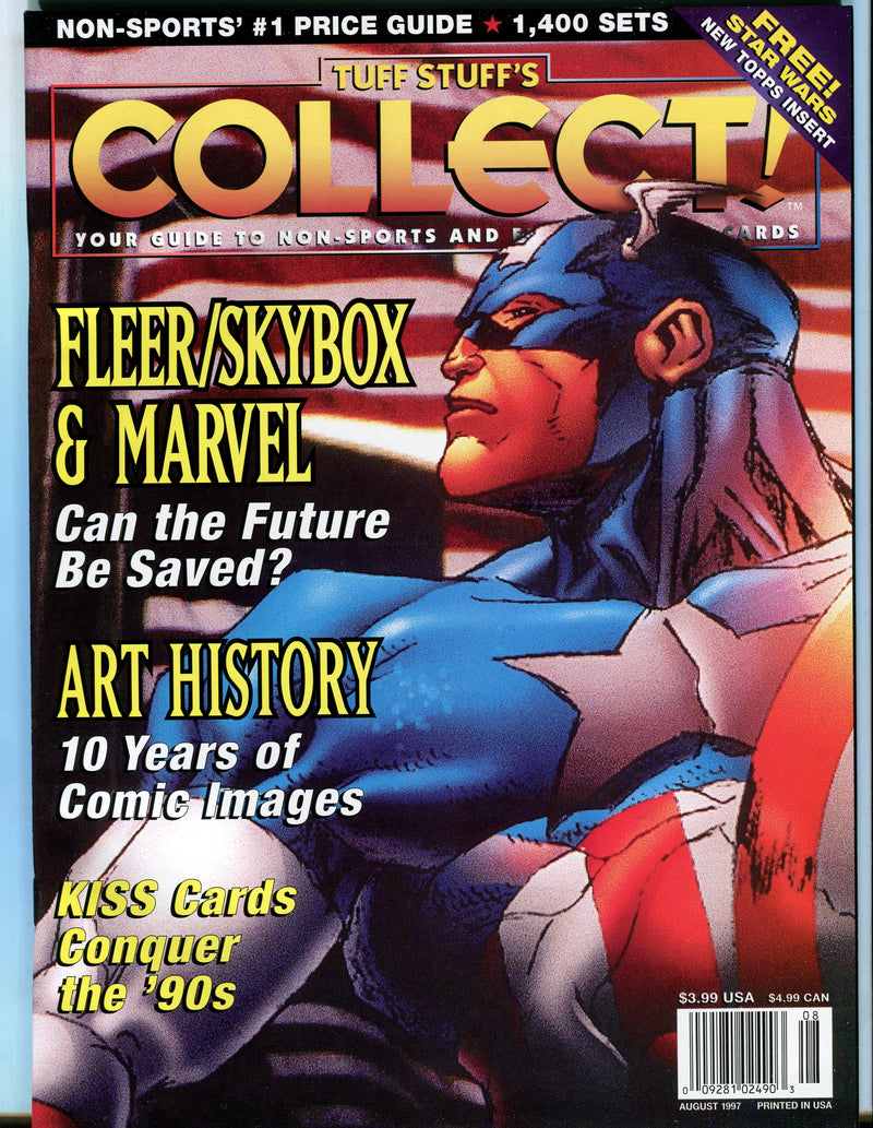 Tuff Stuff's Collect! Magazine Jan 1993 - Sept 1999 (72 Issues) You Pick! August 1997  - TvMovieCards.com