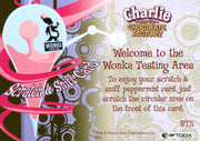 Charlie & Chocolate Factory Box Topper Scratch & Sniff Chase Card BT3   - TvMovieCards.com
