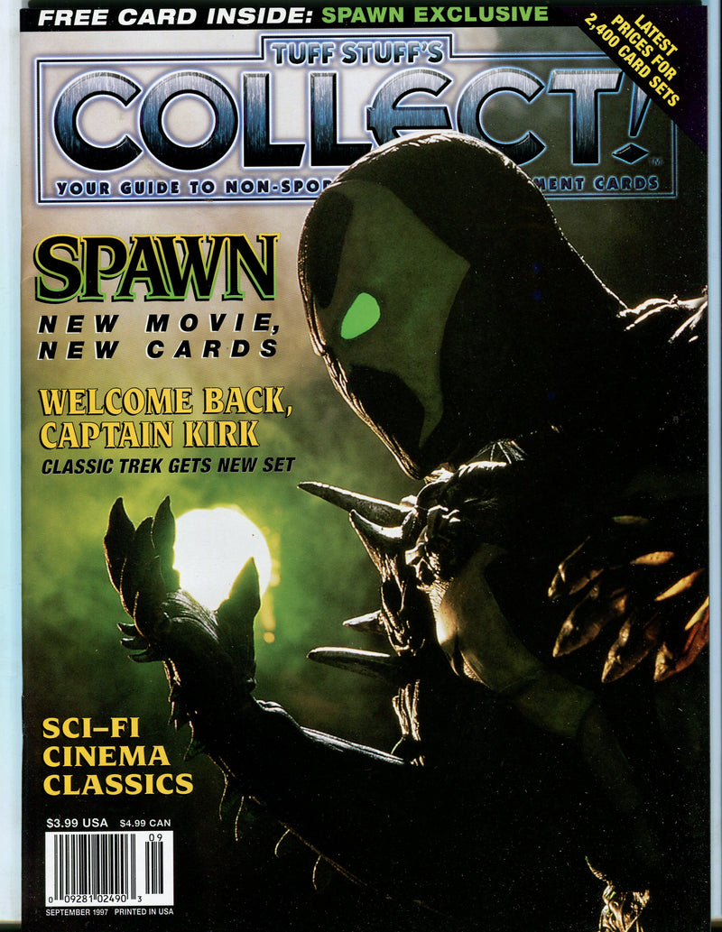 Tuff Stuff's Collect! Magazine Jan 1993 - Sept 1999 (72 Issues) You Pick! September 1997  - TvMovieCards.com