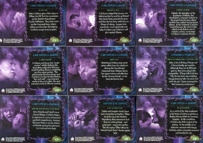 Farscape in Motion Premiere Edition Close Encounters Chase Card Set C1 - C9   - TvMovieCards.com