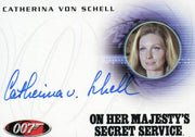 James Bond Mission Logs Catherina Von Schell as Nancy Autograph Card A179   - TvMovieCards.com