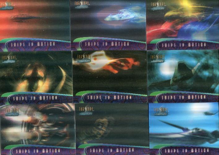 Farscape in Motion Premiere Edition Ships in Motion Chase Card Set 9 Cards   - TvMovieCards.com