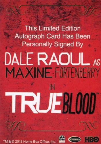 True Blood Archives Dale Raoul Autograph Card   - TvMovieCards.com