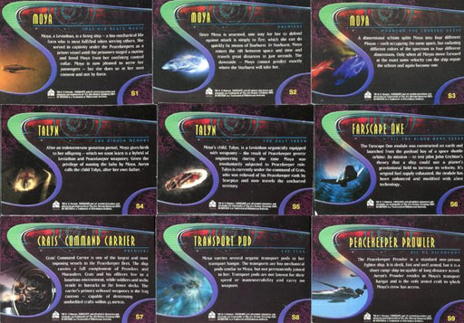 Farscape in Motion Premiere Edition Ships in Motion Chase Card Set 9 Cards   - TvMovieCards.com