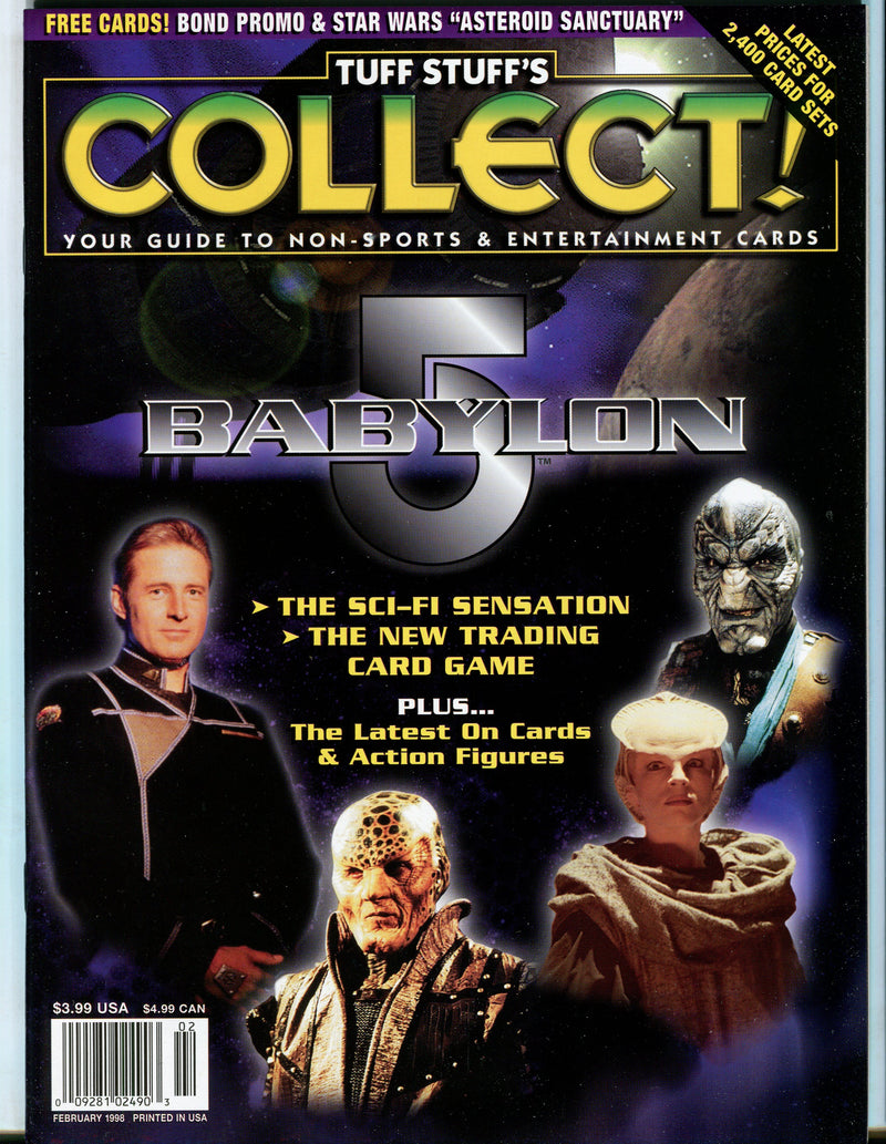 Tuff Stuff's Collect! Magazine Jan 1993 - Sept 1999 (72 Issues) You Pick! February 1998  - TvMovieCards.com