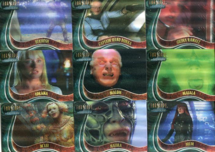 Farscape in Motion Premiere Edition The Good Bad & The Ugly Chase Card Set U1-U1 - TvMovieCards.com