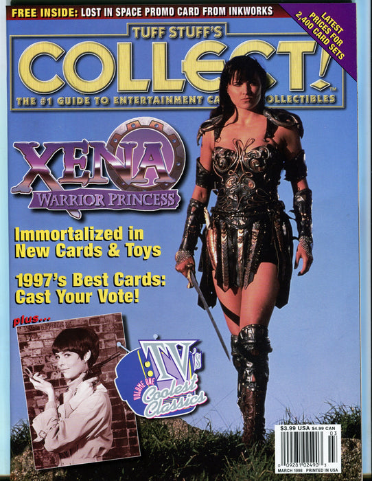 Tuff Stuff's Collect! Magazine Jan 1993 - Sept 1999 (72 Issues) You Pick! March 1998  - TvMovieCards.com