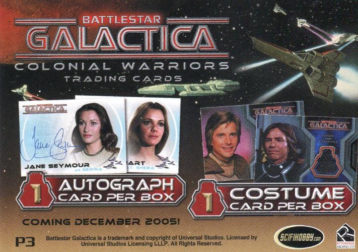 Battlestar Galactica Colonial Warriors P3 Promo Card   - TvMovieCards.com