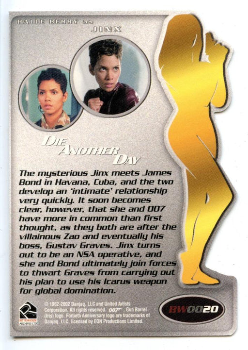 James Bond 40th Anniversary Expansion Halle Berry BW0020 Chase Card   - TvMovieCards.com