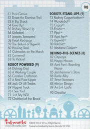Robots Movie Base Card Set 90 Trading cards Inkworks 2005 - TvMovieCards.com