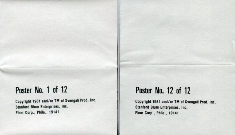 Here's Bo Movie Posters Vintage Card Set 12 Posters Fleer 1981   - TvMovieCards.com