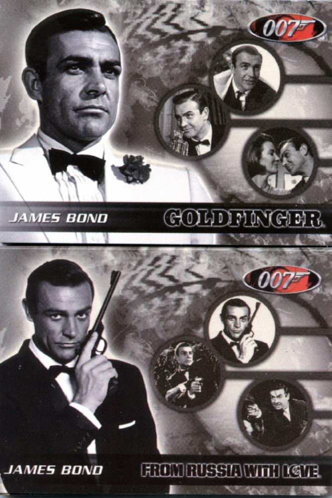 James Bond Goldfinger & From Russia With Love 9 Card Sets 2003   - TvMovieCards.com