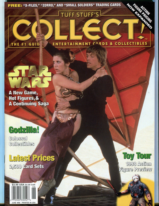 Tuff Stuff's Collect! Magazine Jan 1993 - Sept 1999 (72 Issues) You Pick! June 1998  - TvMovieCards.com