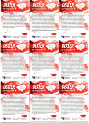 Dexter Season 3 Foil Chase Card Set Puzzle D3-CP1 - D3-Cp9 9 Card Set   - TvMovieCards.com