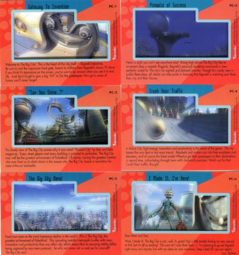 Robots Movie Postcards from the Big City Film Chase Card Set 6 Cards   - TvMovieCards.com